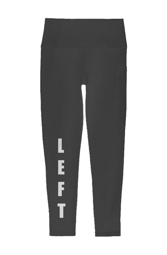 Top BLk  High Rise 7/8 Legging